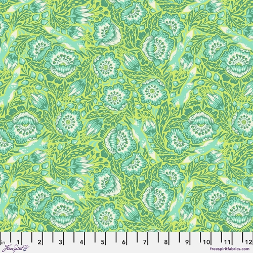 Tula Pink Patchwork Stoff Baumwolle - Tiny Beasts - Out Foxed Glow